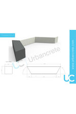 Urbancrete - Chestfield bench data sheet