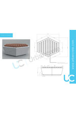 Urbancrete - Dakota seating data sheet - Type 1