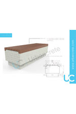 Urbancrete - Oregon bench data sheet