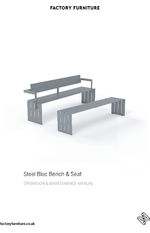 BLOC steel bench and seat operation & Maintenance manual