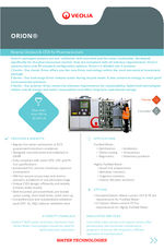 Orion® reverse osmosis & CeDI for pharmaceuticals