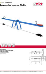 Stella Two Seater seesaw - 555352024 data sheet