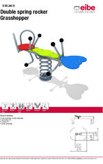 Grasshopper Double Springer Rocker - 5552405 data sheet