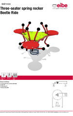 Beetle Ride Three Seater Spring Rocker - 5671130 data sheet