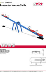 Stella Four-seater seesaw - 555353024 data sheet