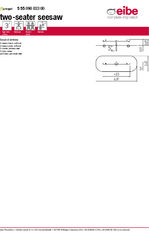 Two-Seater Seesaw - 5550905 data sheet