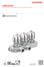 GEMÜ P600S operating instructions