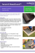 Terram Weedguard data sheet