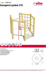 Hexagonal Play system 210 - 5550105 data sheet