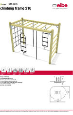 Climbing Frame 210 - 5550215 data sheet
