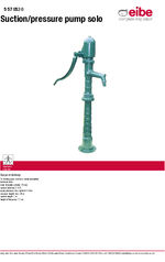 Suction / Pressure Hand Pump Solo - 5570530 data sheet
