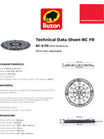 BC-0-FR data sheet
Fire resistant pedestal 11mm non adjustable