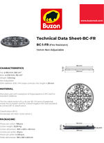 BC-1-FR data sheet
Fire resistant pedestal 14mm non adjustable