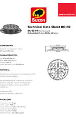 BC-02-FR data sheet
Fire resistant pedestal adjustable from 28 to 40mm