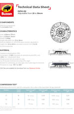 DPH-02 Pedestal adjustable from 25 to 36mm data sheet