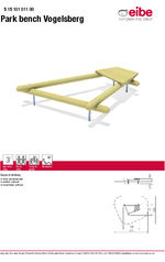 Vogelsberg Park Bench - 51510101100 Datasheet enGB