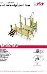 Lana Sand And Mud Play Unit - 51102801110 Datasheet