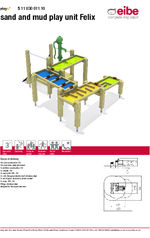 Moritz Sand And Mud Play Unit - 51103001110 Datasheet