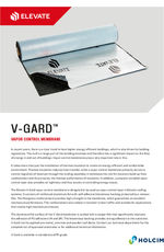 V-Gard Vapor Control Membrane product brochure 