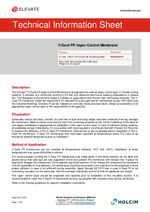 V-Gard Fire Resistant Vapor Control Membrane technical information sheet 