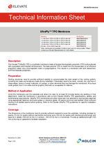 UltraPly TPO Membrane technical information sheet