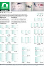 Acrylic honours board brochure