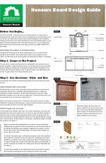 Honours board design guide