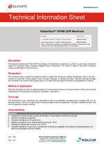 RubberGard™ EPDM LSFR Membrane technical data sheet 
