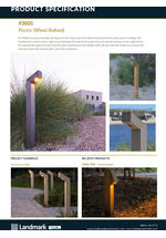 Punto illuminated bollard - 93005 data sheet