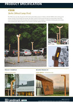 Stelle wired lamp post - 93008 data sheet