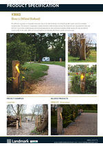 Bosco illuminated bollard - 93003 data sheet
