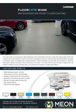 FloorCote W440 data sheet