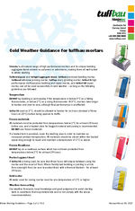 Cold Weather Working Guidelines