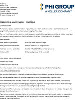 Textomur operation and maintenance guide
