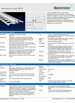 MJ10 movement joint technical data sheet