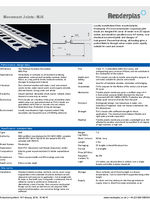 MJ6 movement joint technical data sheet