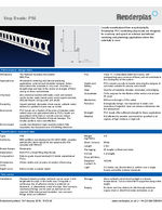 PS6 small wing stop bead technical data sheet