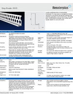RS15 render stop bead technical data sheet