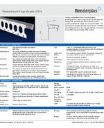 EB15 edge bead technical data sheet