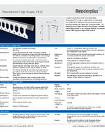 EB12 edge bead technical data sheet