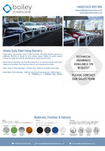 Heavy Duty Steel Hoop Barriers data sheet