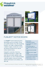 Fuslier Noticeboard - Datasheet