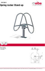 Spring rocker Stand-up data sheet