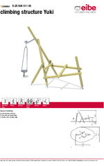 Climbing structure Yuki data sheet