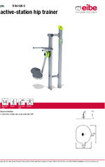 Active-station hip trainer data sheet