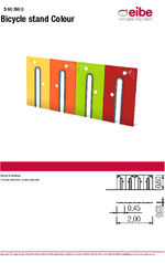 Bicycle stand Colour data sheet