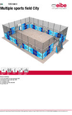 Multiple sports field City data sheet
