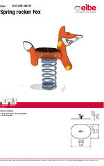 Spring rocker Fox data sheet