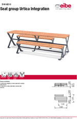 Seat group Urtica Integration data sheet