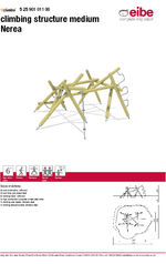 Climbing structure medium Nerea data sheet